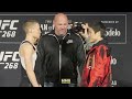 Rose Namajunas vs. Zhang Weili Press Conference Staredown | UFC 268 | MMA Fighting