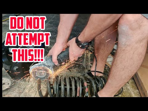 Cutting my w140 s500 springs:The wrong way to lower your Mercedes sclass