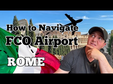 How To Navigate FCO Rome Airport 🇮🇹
