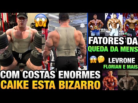 GIGANTE: CAIKE MOSTRA COSTAS ENORME E ESTÁ CADA VEZ MAIOR + A QUEDA DA MENS PHYSIQUE E MAIS