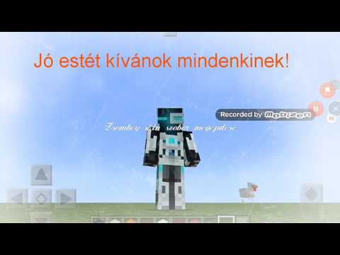 Minecraft Zsombey skin szobor megépítése