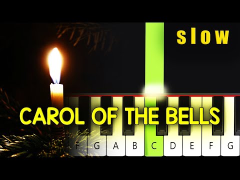 Carol Of The Bells | Piano Tutorial (VERY EASY & SLOW)