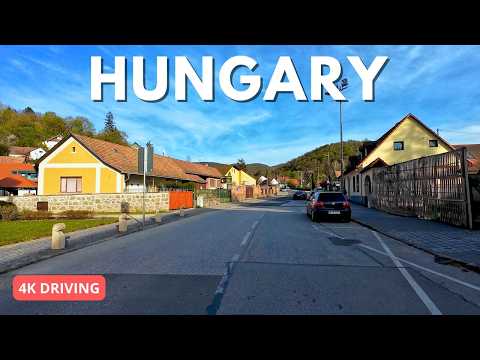 Visegrád to Budapest Road Trip | Relaxing Hungary Drive 4K