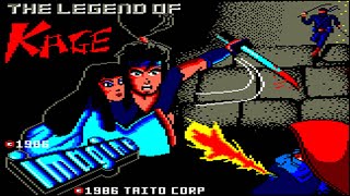 [Amstrad CPC] The legend of Kage - Longplay