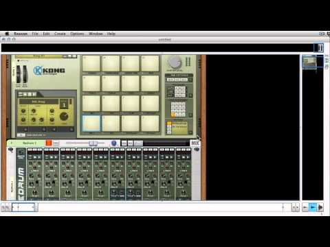 Triggering Kong With Redrum In Reason