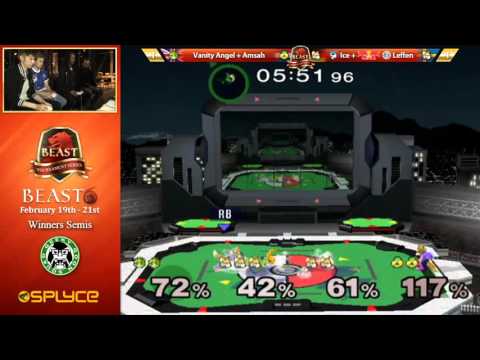 BEAST 6 - Vanity Angel + Amsah Vs. mYi | Ice + RB TSM | Leffen - Winners Semis