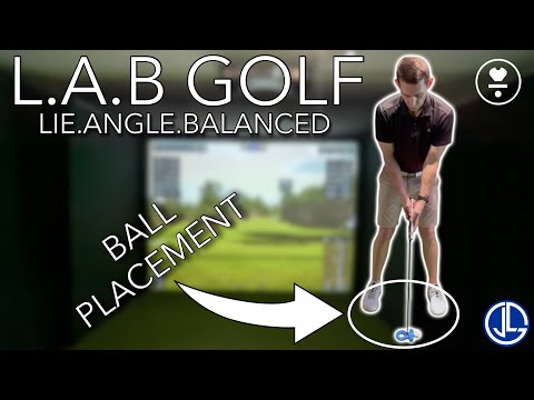 Ball placement explained when using a LAB Putter