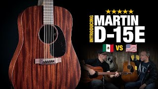 Video thumbnail for New Martin D-15E (as Compared to D15M) – Mexico vs USA by Acoustic Letter
