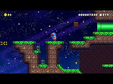 Dark Forest by Skyriad 🍄 Super Mario Maker 2 🍄 No Commentary aam
