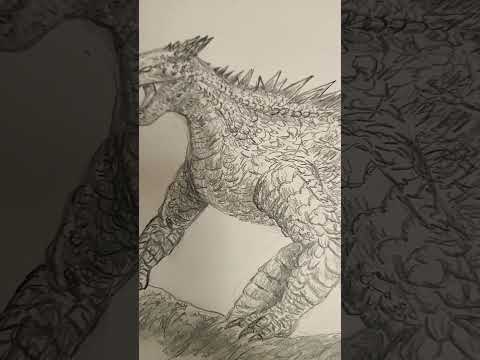 Godzilla x Kong The New Empire Shimo Drawing