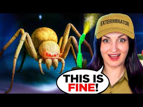 I Tried Working As A Bug Exterminator …but I Have a Severe Fear of Spiders