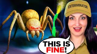 I Tried Working As A Bug Exterminator …but I Have a Severe Fear of Spiders