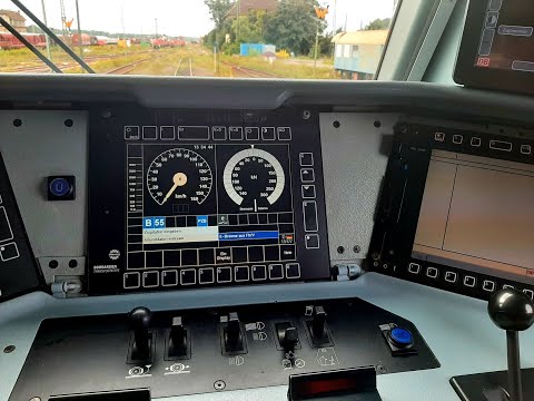 Einmal Lz nach Sehnde auf dem Führerstand der Baureihe 185