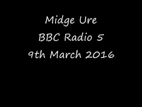 Midge Ure interview on death of George Martin - BBC Radio 5 : 9th March 2016