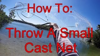 How To Throw A SMALL Cast Net - All About The Bait - Part 1
