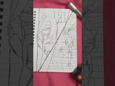 Preview of my Drawing - Solatorobo (Astro boy 2003 japanese theme song playing in background)