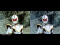 Power Rangers Dino Thunder Red Ranger Vs White Ranger Split Screen PR And Sentai Version