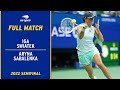 Iga Swiatek vs. Aryna Sabalenka Full Match | 2022 US Open Semifinal