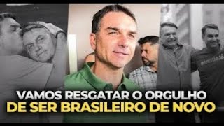 🔴COLETIVA DE FLÁVIO BOLSONARO