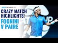 Fabio Fognini v Benoit Paire: Crazy Moments & Great Tennis | ATP Cup 2021