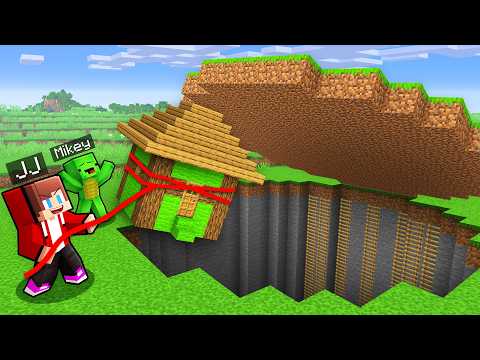 JJ Use SECRET Rooms to STEAL Mikey’s House in Minecraft (Maizen)