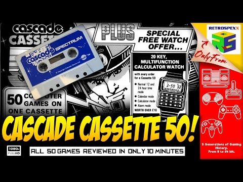 I review an AMAZING 50 Games in just 10 minutes!! - VIDEO GAME HISTORY -  Cascade 'Cassette 50'