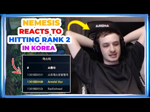 Nemesis Reacts to HITTING RANK 2 in KOREA 👀
