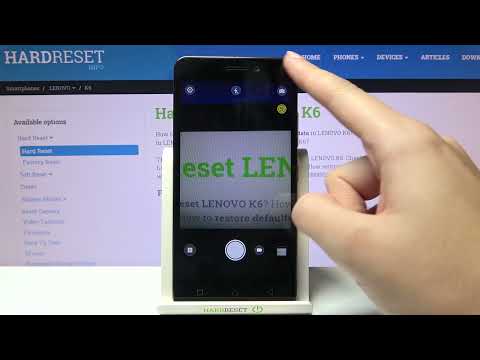 How to Turn On/Turn Off Camera Mirror Effect on LENOVO K6