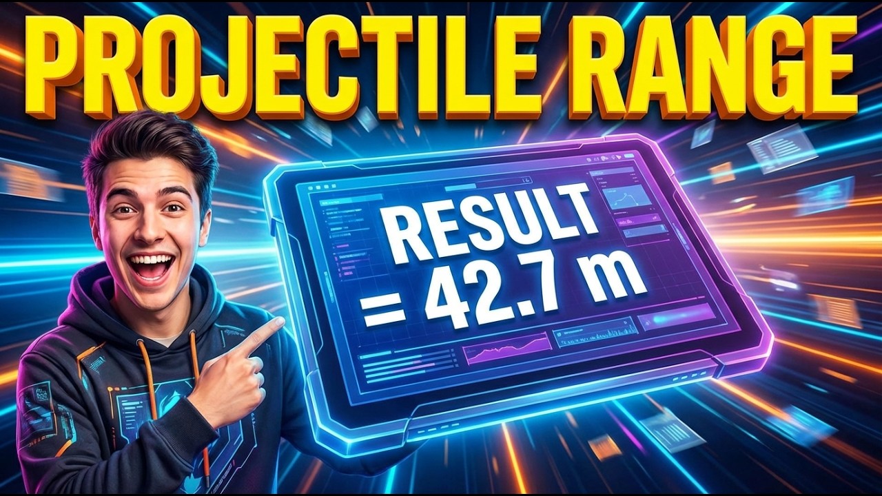 Projectile Range Interactive Calculator