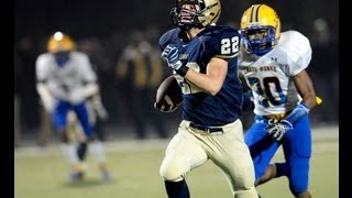 preview picture of video 'Burst of speed! Lemont's Rick Sniegowski dashes 49 yards for a touchdown!'