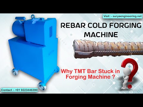Rebar Tmt Bar Cold Forging Machine