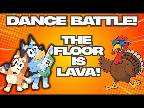 Bluey Dance Battle | Thanksgiving Brain Break | Floor is Lava | Danny Go Noodle