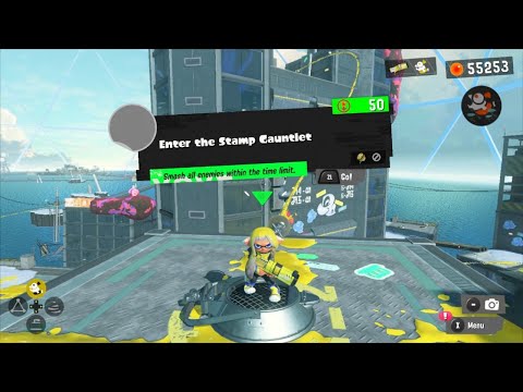 Splatoon 3 - Hero Mode - Site 6-12 (All Weapons): Enter the Stamp Gauntlet