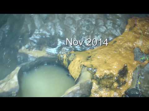 Pollution et Spéléologie - La rivière de Commande - Gramat 46