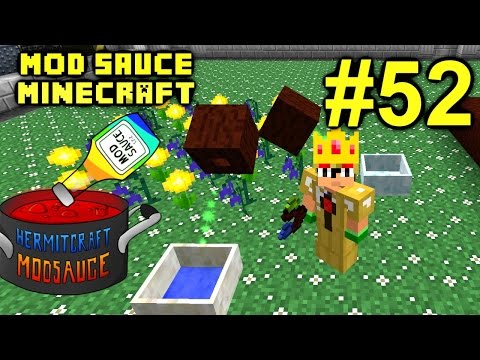 Minecraft Mod Sauce Ep. 52 - Botania Mods !!! ( HermitCraft Modded Minecraft )