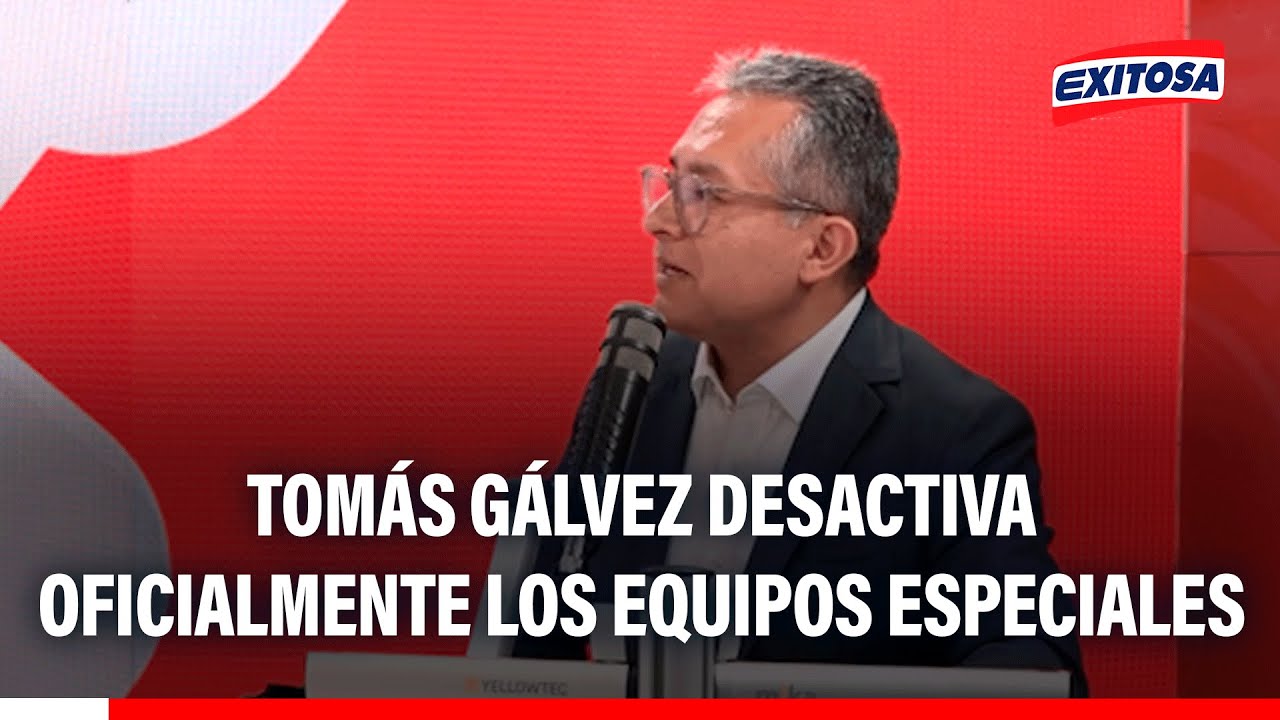🔴🔵 Tomás Gálvez desactiva oficialmente los equipos especiales