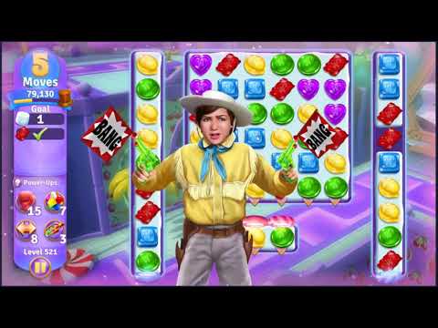 Wonka's World of Candy Level 521 - NO BOOSTERS + FULL STORY 🍫 | SKILLGAMING ✔️