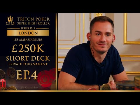£4.8M 1st Place! £250k Les Ambassadeurs Short Deck Private Tournament 2019 Final Table - Episode 4