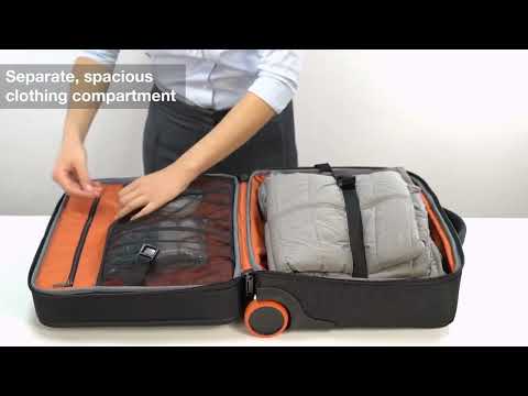 EVERKI Journey Laptop Trolley – Rolling Briefcase, 11 Inch to 16 Inch Adaptable Compartment EKB440