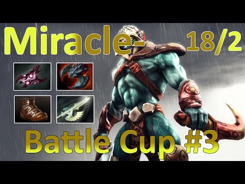 Miracle- plays Huskar in the Battle Cup Europe Division Tier 7 FINAL GAME!! Highlights Dota 2