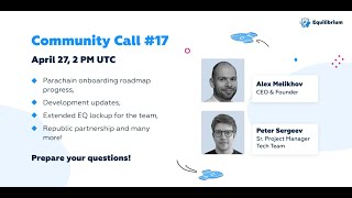 Community Call #17<br/>April 28, 2022 (00:55:26) Community Call #17<br/>April 28, 2022 (00:55:26)