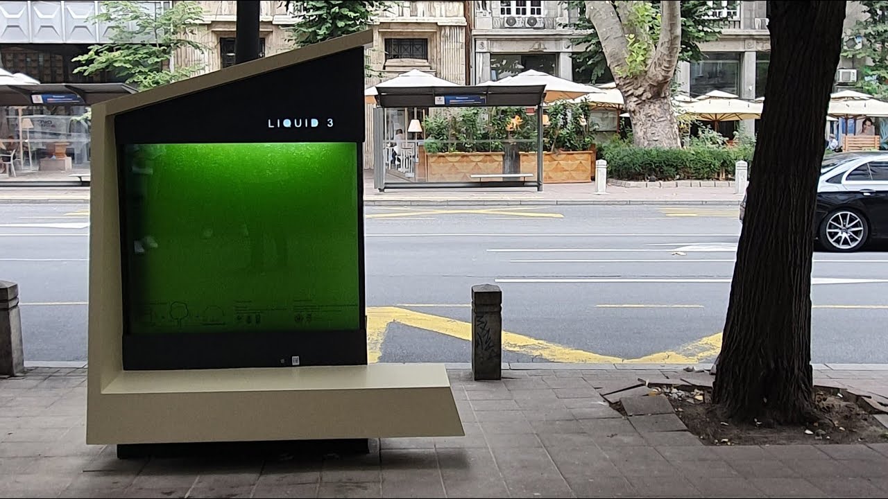 Liquid 3: the first algae air purifier in Serbia