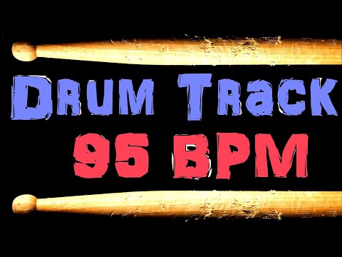 Boom Bap Drum Beat 95 BPM, Funky Hip Hop Drum Tracks for Bass Backing Track | 273