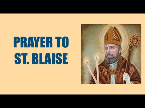 Prayer to St. Blaise - Prayer for Healing of Throat Illness