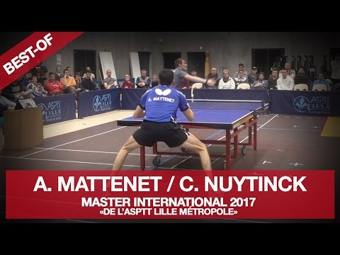 Adrien MATTENET vs Cedric NUYTINCK | MASTER 2017 LILLE METROPOLE