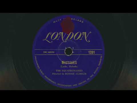THE SQUADRONAIRES Mistakes (1952) - 78 RPM Record