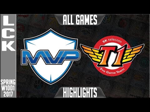 MVP vs SKT Highlights All Games - LCK W10D4 Spring 2017 MVP vs SKT All Games
