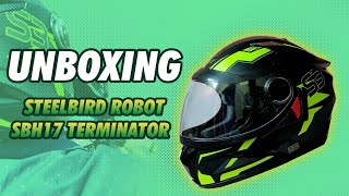 Unboxing Steelbird Robot SBH17 Terminator Helmet \\\\ kkr keshav \\\\