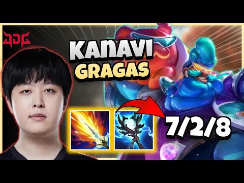 JDG Kanavi Gragas vs Viego | 14.22