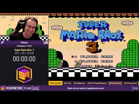 Super Mario Bros. 3 [100%] by TheHaxor - #ESATogether2020